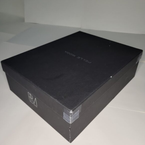 NWT Pelle Moda Ocean Platform Sandal in Platinum Brushed Snake,  Size 7 - Picture 16 of 16